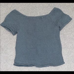 Grey Blue Top